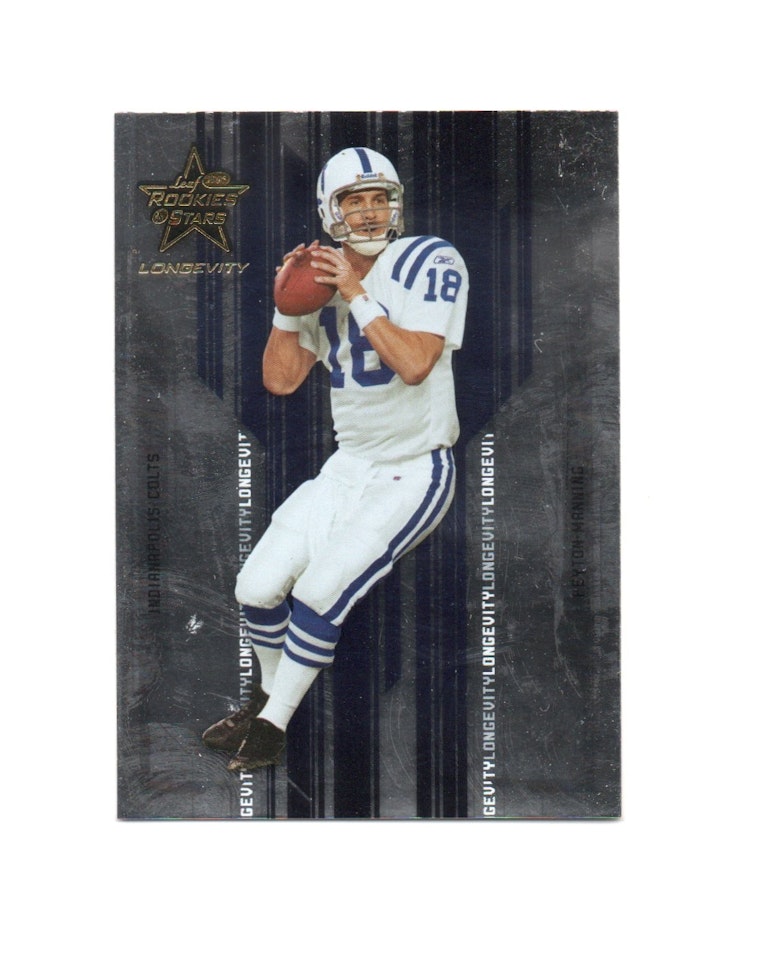 2005 Leaf Rookies and Stars Longevity #43 Peyton Manning (20-D10-NFLCOLTS)