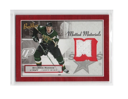 2005-06 Beehive Matted Materials #MMMW Brenden Morrow (30-X235-GAMEUSED-NHLSTARS)