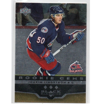 2005-06 Black Diamond #233 Joakim Lindstrom RC (20-X265-BLUEJACKETS)