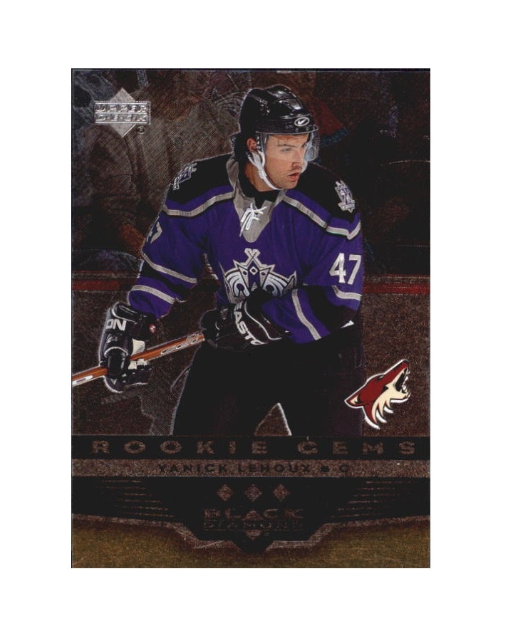 2005-06 Black Diamond #250 Yanick Lehoux RC (30-X270-COYOTES+NHLKINGS)