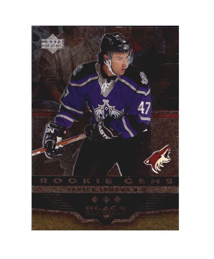 2005-06 Black Diamond #250 Yanick Lehoux RC (30-X271-COYOTES+NHLKINGS)