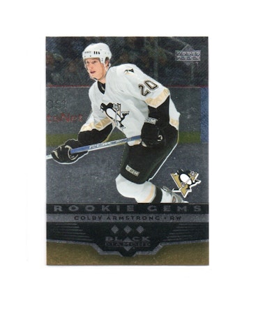 2005-06 Black Diamond #273 Colby Armstrong RC (30-D4-PENGUINS)