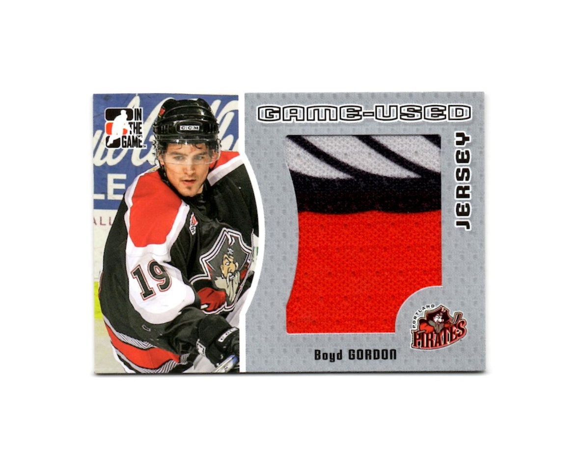 2005-06 ITG Heroes and Prospects Jerseys #GUJ8 Boyd Gordon (50-X92-OTHERS)