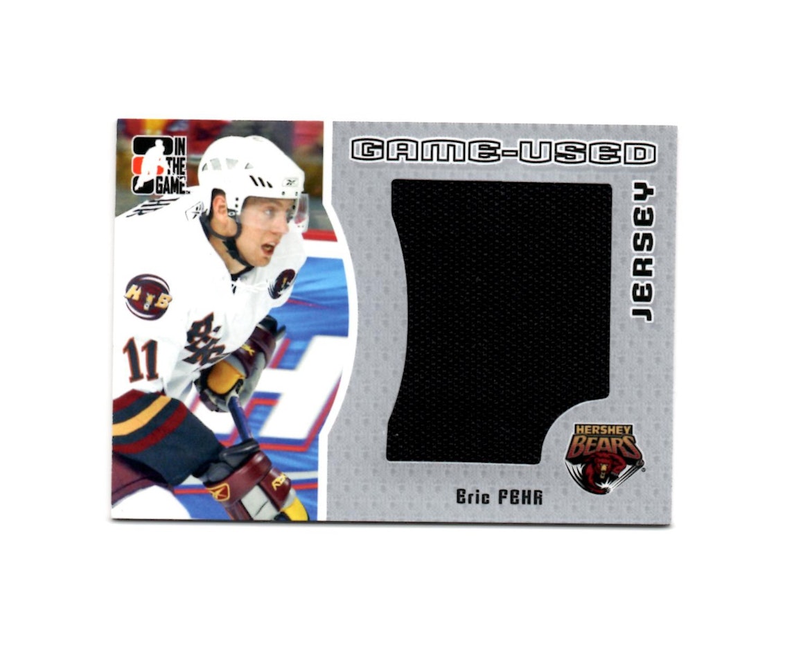 2005-06 ITG Heroes and Prospects Jerseys #GUJ82 Eric Fehr (50-X125-CAPITALS)