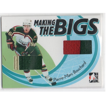 2005-06 ITG Heroes and Prospects Making the Bigs #MTB3 P-M Bouchard (30-X234-GAMEUSED-SERIAL-NHLWILD)