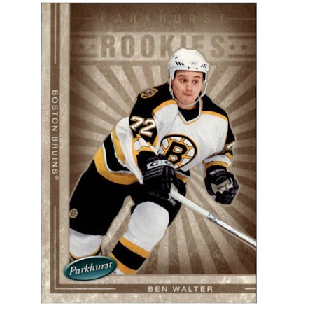 2005-06 Parkhurst #609 Ben Walter RC (10-X272-BRUINS) (2)