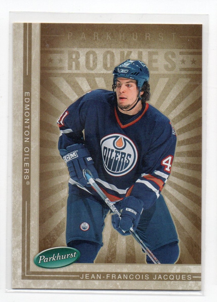 2005-06 Parkhurst #629 Jean-Francois Jacques RC (10-X294-OILERS)