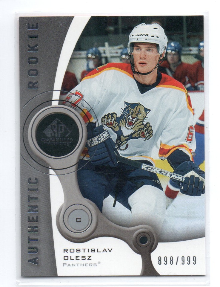 2005-06 SP Game Used #103 Rostislav Olesz RC (25-X298-NHLPANTHERS)