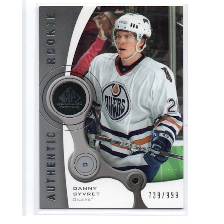 2005-06 SP Game Used #209 Danny Syvret RC (20-X278-OILERS)