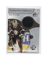 2005-06 SP Game Used Authentic Fabrics #AFMB Martin Biron (30-X208-SABRES)