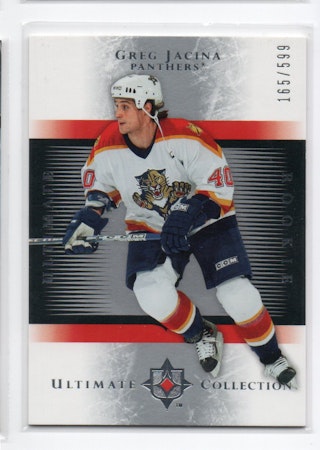 2005-06 Ultimate Collection #206 Greg Jacina RC (25-X291-NHLPANTHERS)
