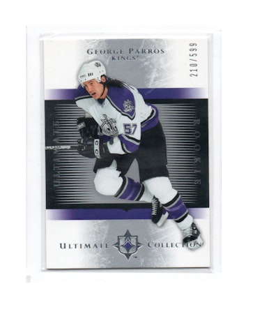 2005-06 Ultimate Collection #209 George Parros RC (25-X283-NHLKINGS)