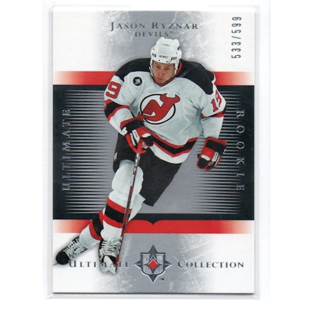 2005-06 Ultimate Collection #215 Jason Ryznar RC (25-X275-DEVILS)
