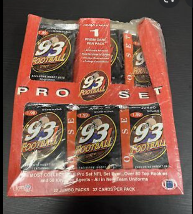 1993 Pro Set Football (20-pack Jumbo Box)