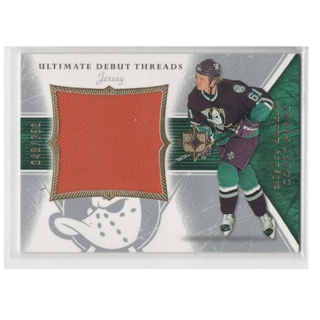 2005-06 Ultimate Collection Ultimate Debut Threads Jerseys #DTJCP Corey Perry (40-X197-DUCKS)
