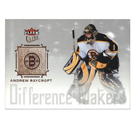 2005-06 Ultra Difference Makers #DM12 Andrew Raycroft (10-X190-BRUINS)