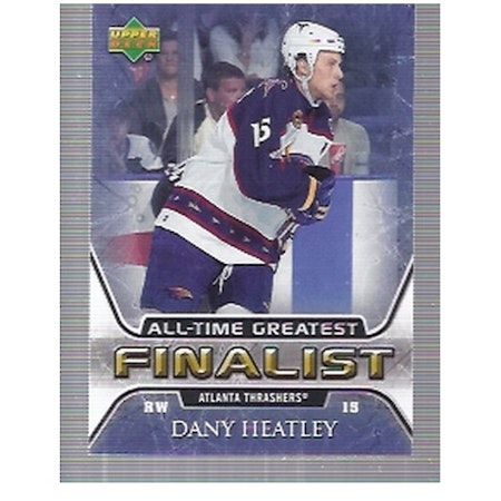 2005-06 Upper Deck All-Time Greatest #4 Dany Heatley (10-X165-THRASHERS)