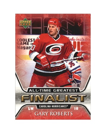 2005-06 Upper Deck All-Time Greatest #12 Gary Roberts (10-X97-HURRICANES)