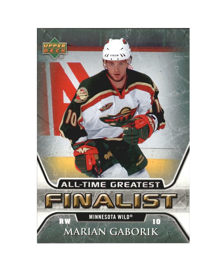 2005-06 Upper Deck All-Time Greatest #29 Marian Gaborik (10-X165-NHLWILD) (2)