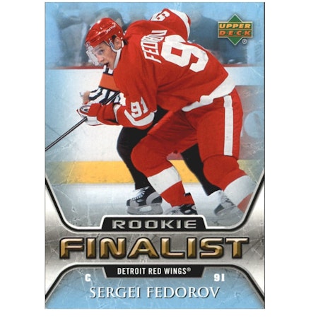 2005-06 Upper Deck All-Time Greatest #72 Sergei Fedorov (12-X191-RED WINGS)
