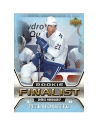 2005-06 Upper Deck All-Time Greatest #87 Peter Forsberg (15-X191-NORDIQUES)
