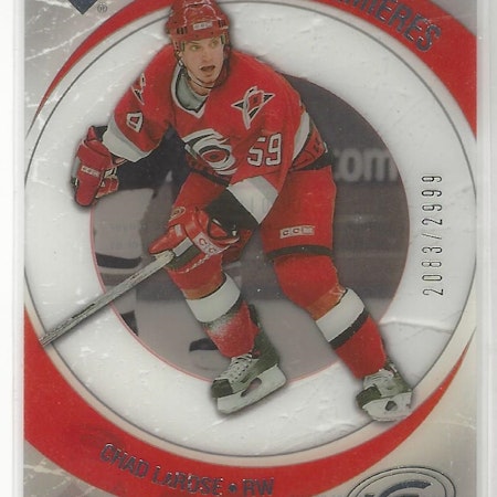 2005-06 Upper Deck Ice #240 Chad Larose RC (15-X40-HURRICANES)