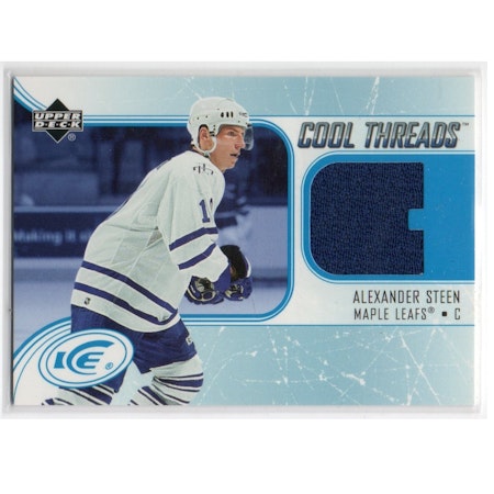 2005-06 Upper Deck Ice Cool Threads #CTAS Alexander Steen (40-X152-GAMEUSED-MAPLE LEAFS)