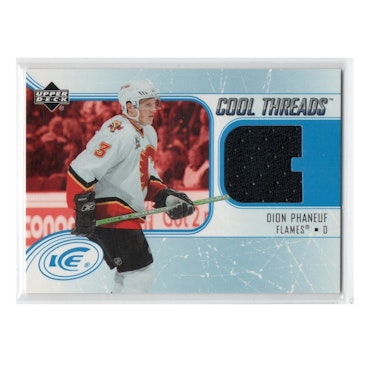 2005-06 Upper Deck Ice Cool Threads #CTDP Dion Phaneuf (30-X207-FLAMES)