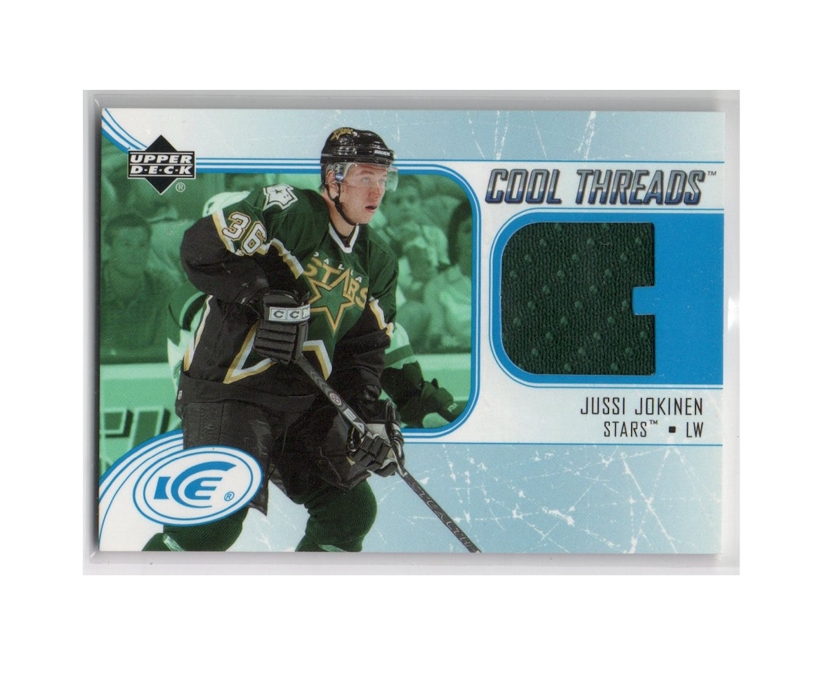 2005-06 Upper Deck Ice Cool Threads #CTJK Jussi Jokinen (25-X225-GAMEUSED-NHLSTARS)