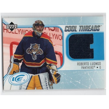 2005-06 Upper Deck Ice Cool Threads #CTRL Roberto Luongo (25-X233-GAMEUSED-NHLPANTHERS)
