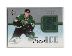 2005-06 Upper Deck Ice Fresh Ice #FIJJ Jussi Jokinen (25-X150-GAMEUSED-NHLSTARS)