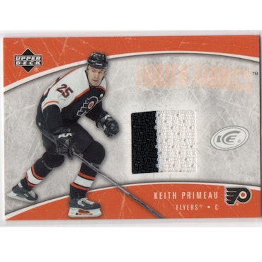 2005-06 Upper Deck Ice Frozen Fabrics #FFKP Keith Primeau (30-X236-GAMEUSED-FLYERS)