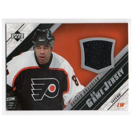 2005-06 Upper Deck Jerseys #JDBR Donald Brashear (25-X202-FLYERS)