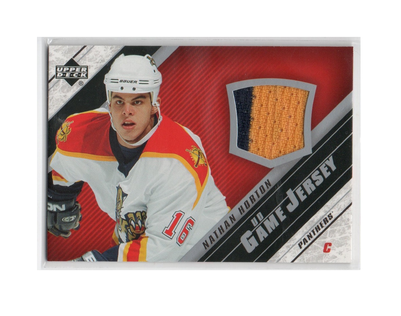 2005-06 Upper Deck Jerseys #JNH Nathan Horton (25-X235-GAMEUSED-NHLPANTHERS)