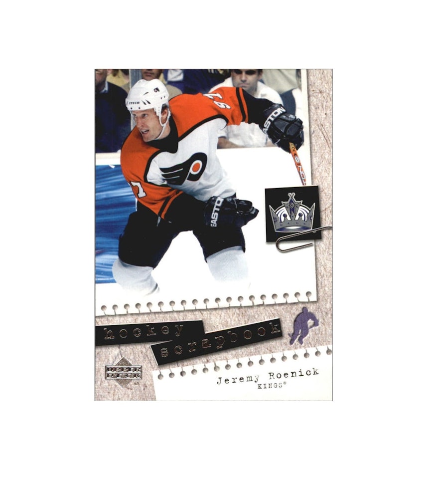 2005-06 Upper Deck Scrapbooks #HS27 Jeremy Roenick (10-X165-NHLKINGS) (3)
