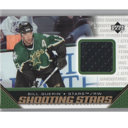 2005-06 Upper Deck Shooting Stars Jerseys #SBG Bill Guerin (25-X229-GAMEUSED-NHLSTARS)