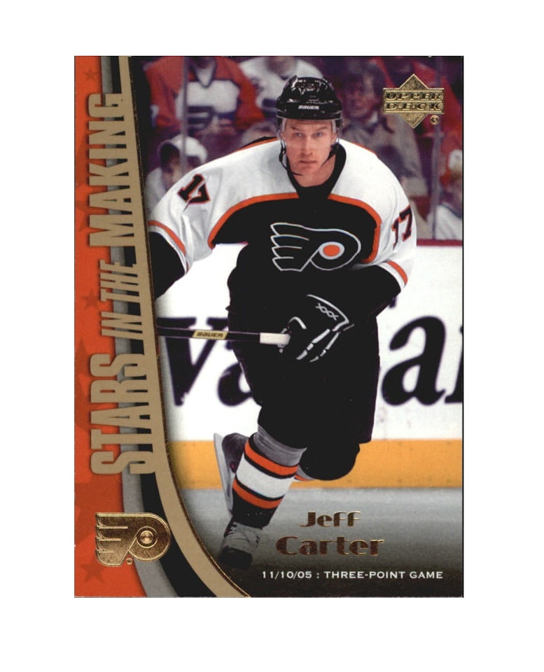 2005-06 Upper Deck Stars in the Making #SM3 Jeff Carter (12-X91-FLYERS)
