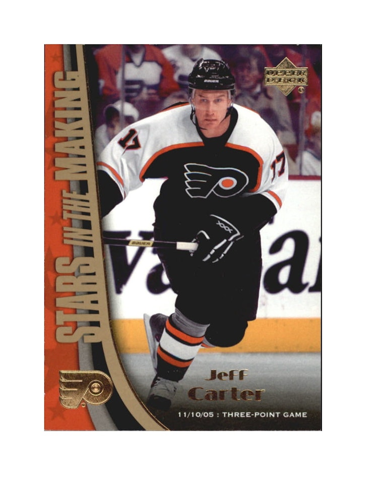 2005-06 Upper Deck Stars in the Making #SM3 Jeff Carter (12-X92-FLYERS)