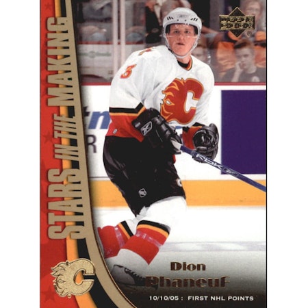 2005-06 Upper Deck Stars in the Making #SM8 Dion Phaneuf (12-X91-FLAMES)
