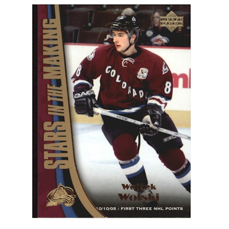 2005-06 Upper Deck Stars in the Making #SM14 Wojtek Wolski (10-X191-AVALANCHE) (2)