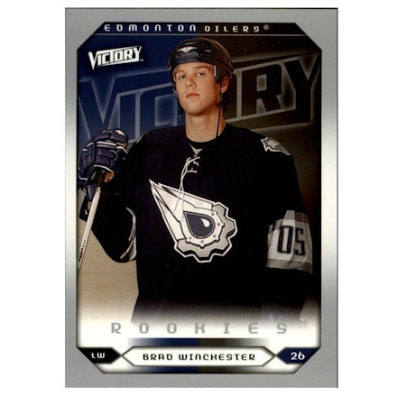 2005-06 Upper Deck Victory #262 Brad Winchester RC (10-X281-OILERS)