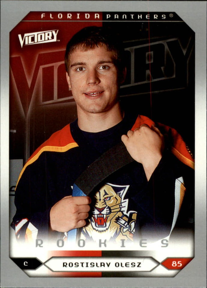 2005-06 Upper Deck Victory #282 Rostislav Olesz RC (10-X293-NHLPANTHERS) (2)