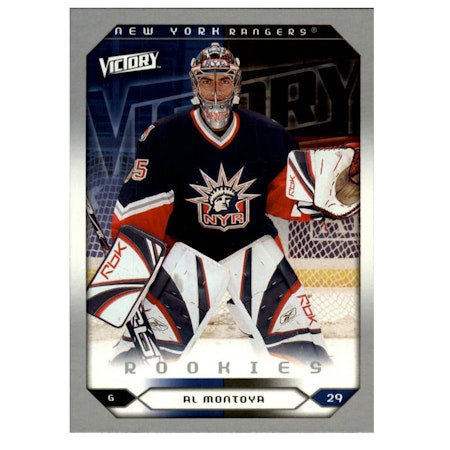 2005-06 Upper Deck Victory #289 Alvaro Montoya RC (10-X272-RANGERS)