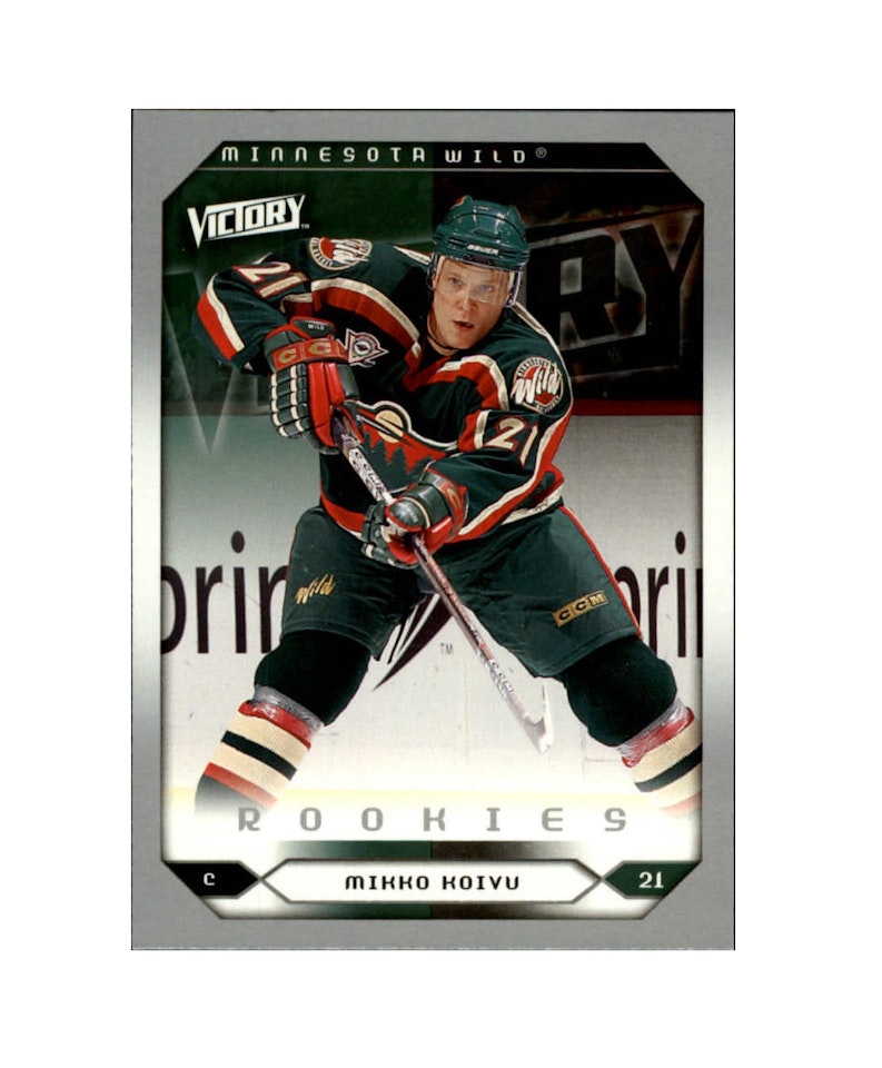 2005-06 Upper Deck Victory #300 Mikko Koivu RC (10-X277-NHLWILD) (3)