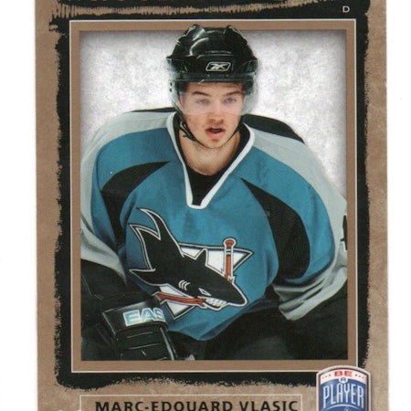 2006-07 Be A Player #232 Marc-Edouard Vlasic RC (15-X70-SHARKS)