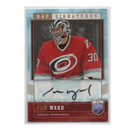 2006-07 Be A Player Signatures #CW Cam Ward (50-X102-HURRICANES)