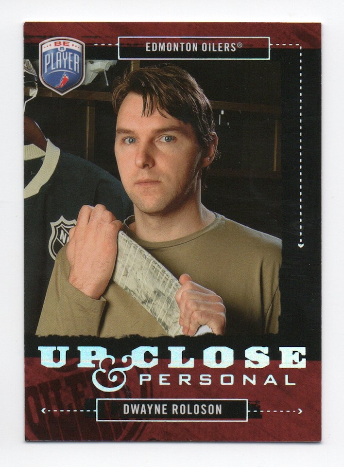 2006-07 Be A Player Up Close and Personal #UC17 Dwayne Roloson (10-X70-OILERS)