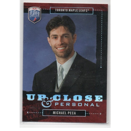 2006-07 Be A Player Up Close and Personal #UC36 Michael Peca (10-X158-MAPLE LEAFS)