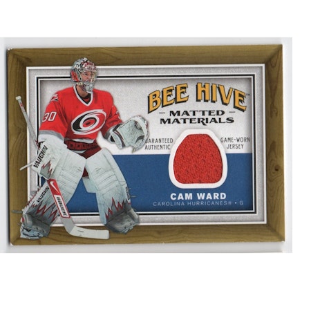 2006-07 Beehive Matted Materials #MMCW Cam Ward (40-X204-HURRICANES)