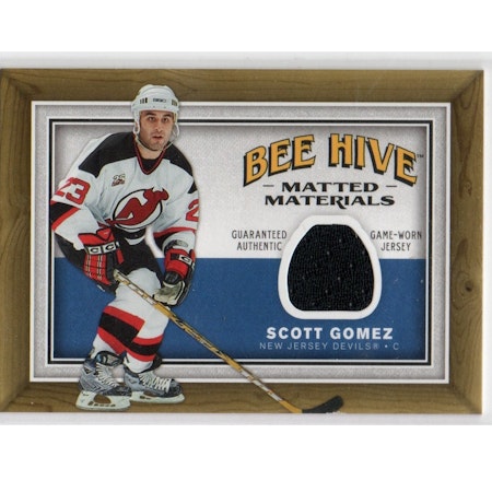 2006-07 Beehive Matted Materials #MMSG Scott Gomez (30-X233-GAMEUSED-DEVILS)